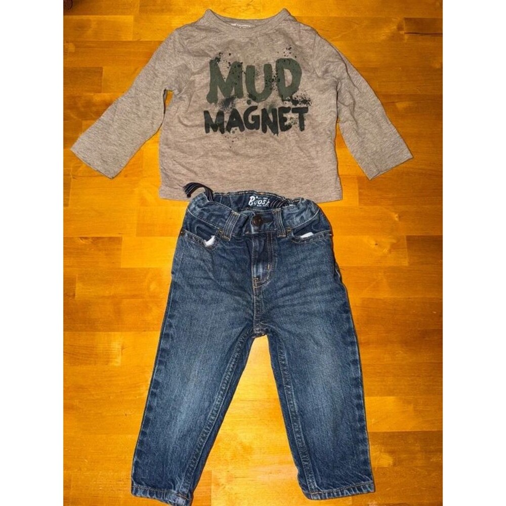 Baby boy long sleeve bundle size 9-12 months